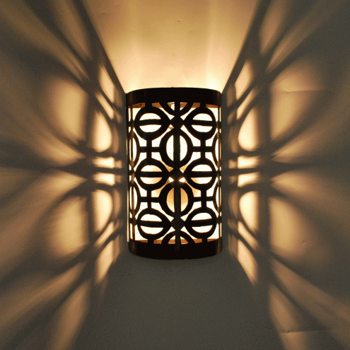 Eisen Wandlampe TOBAKA