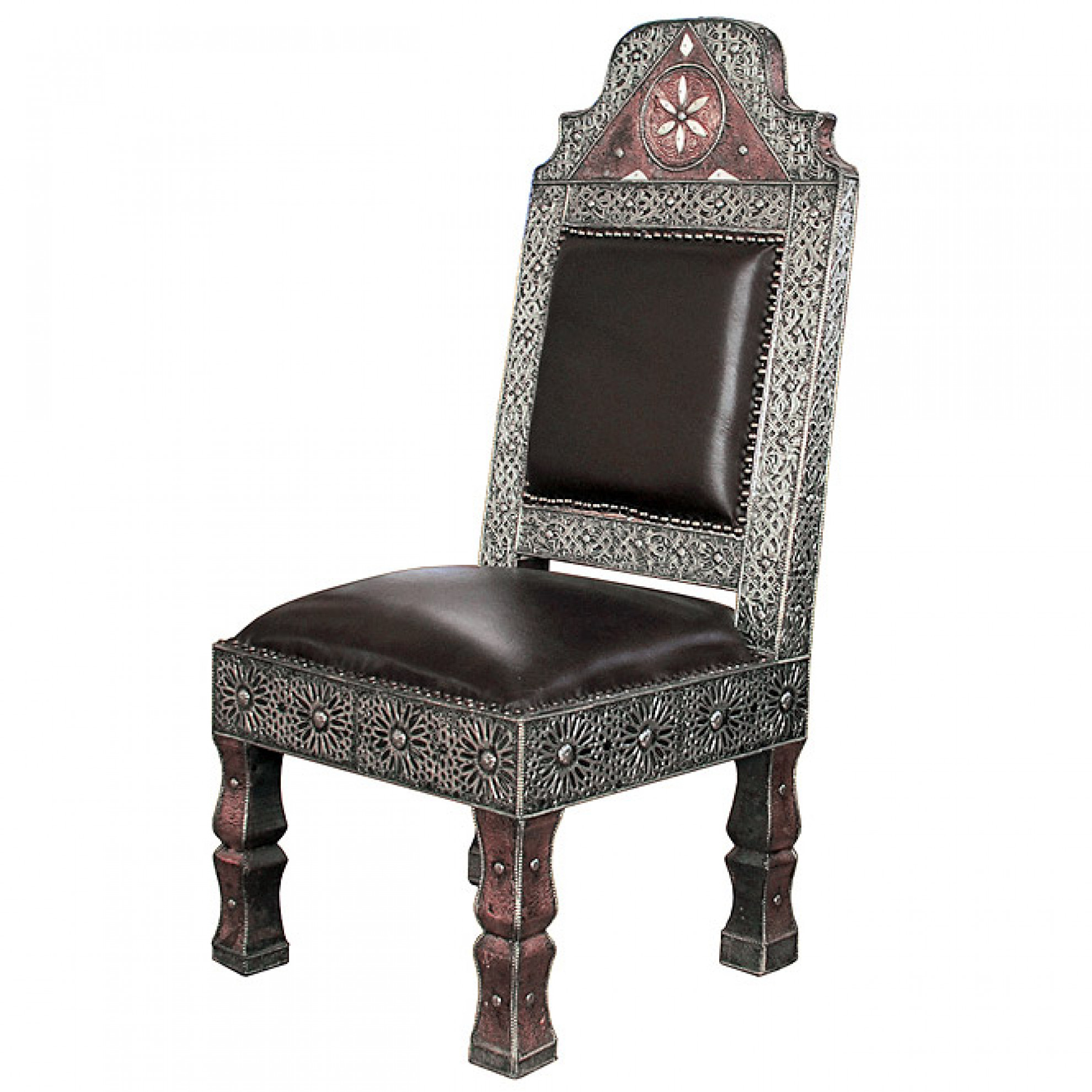Arabischer Sessel &ldquo;Malaki&rdquo; Vollholz