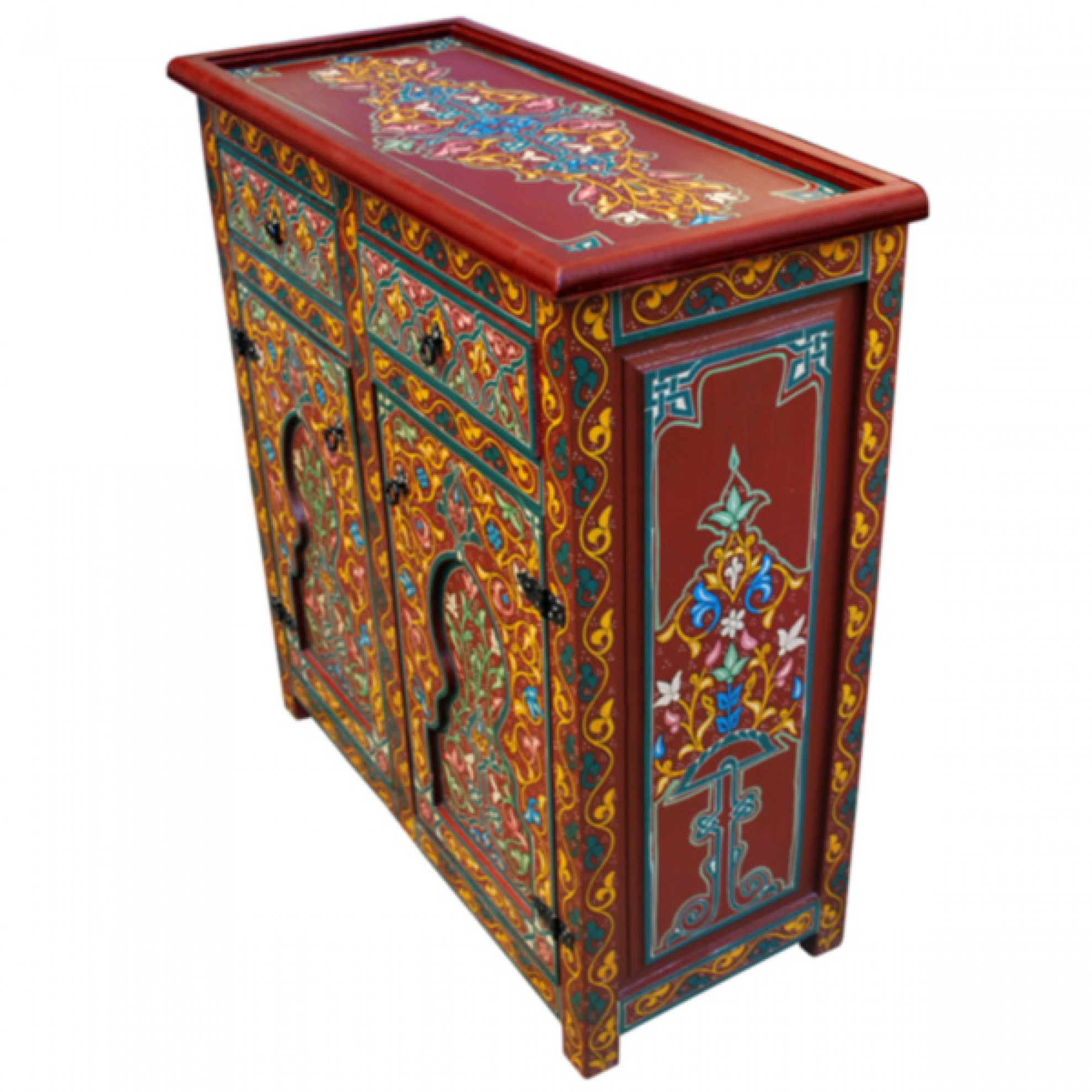 Arabischer Schrank "Sadik" handbemalt. Arabischer Schrank "Sadik" handbemalt.