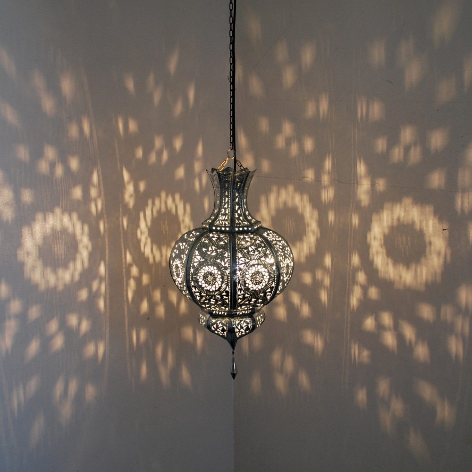 Orientalische Lampen "Yamina" Silber
