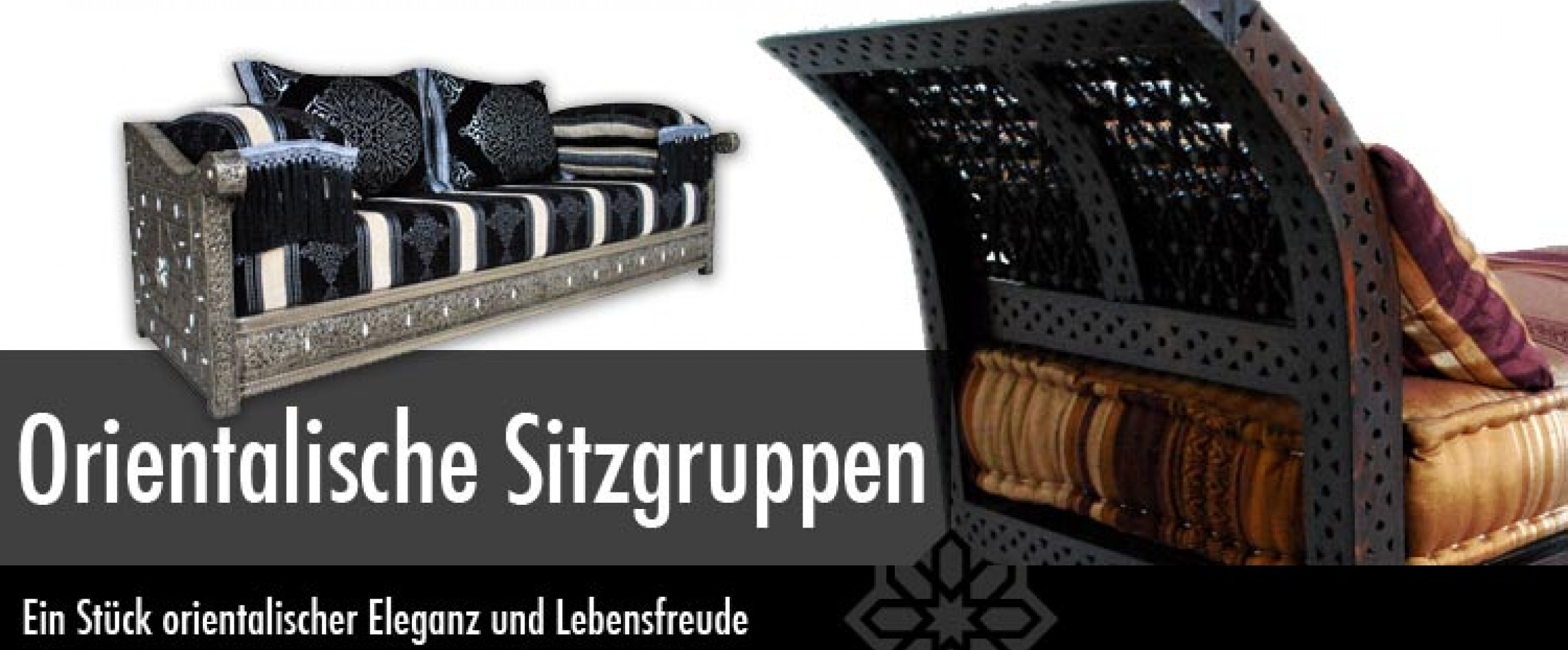 Orientalische Sitzgruppen