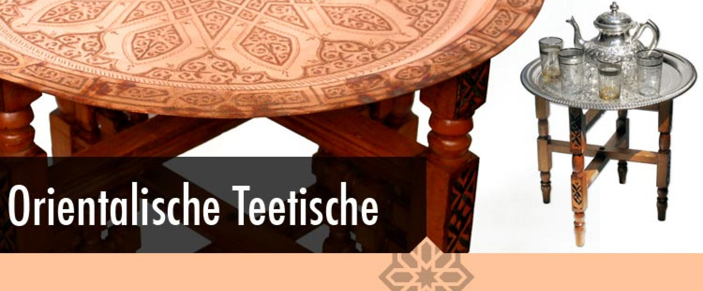 Orientalische Teetische